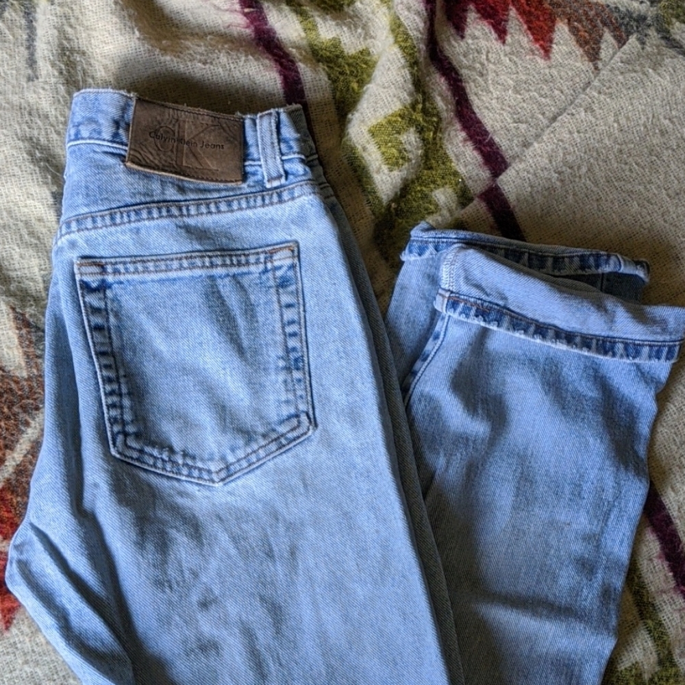 Calvin Klein hot mom jeans